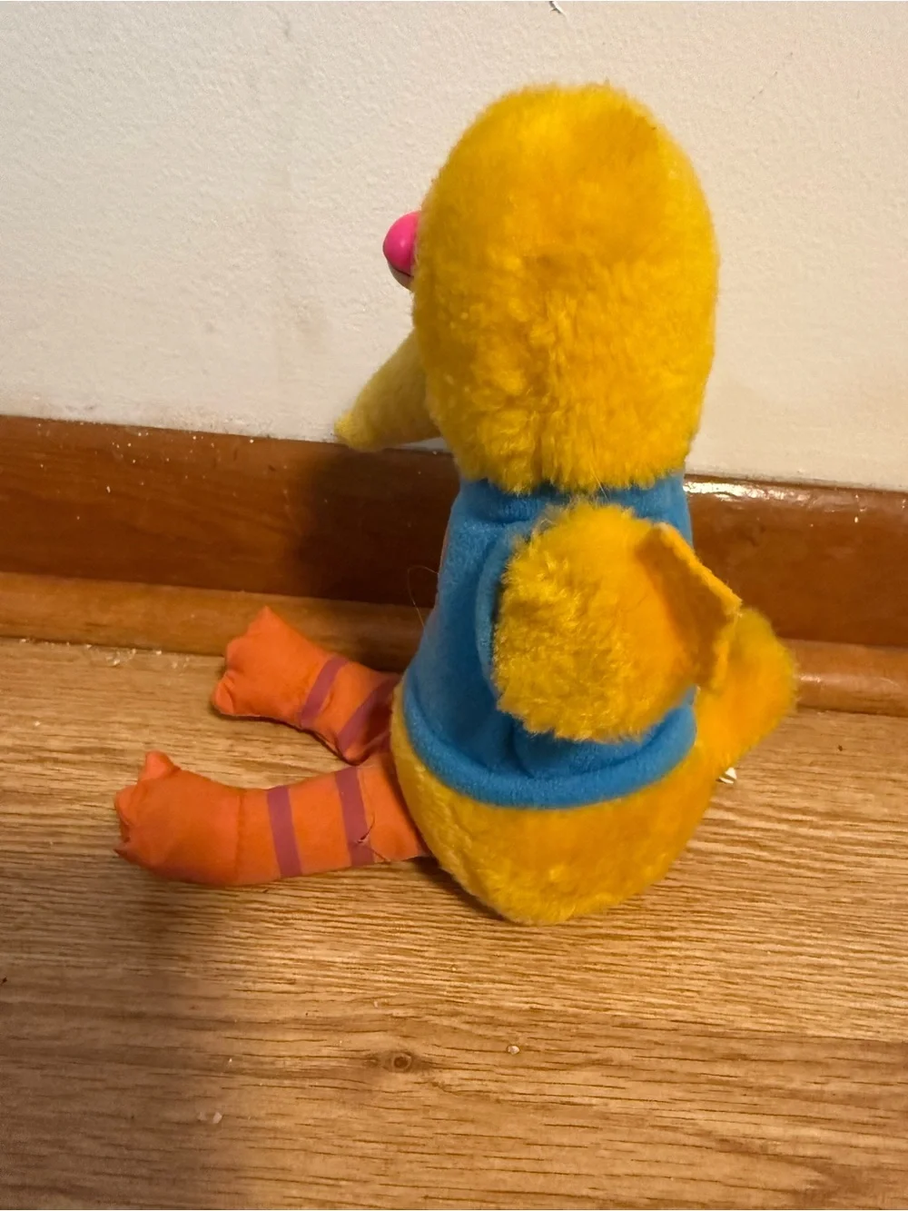 Vintage 1981 Sesame Street Big Bird 9” Knickerbocker Plush Toy